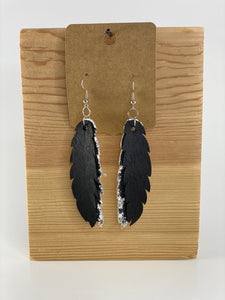 Faux Leather Earrings