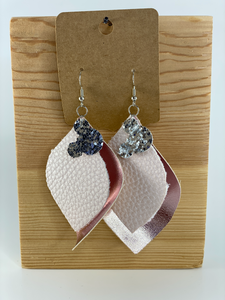 Magical Faux Leather Earrings