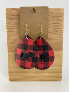 Faux Leather Earrings