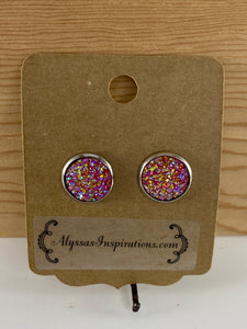 Faux Druzy earrings