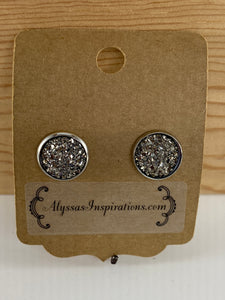 Faux Druzy earrings