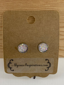 Faux Druzy earrings