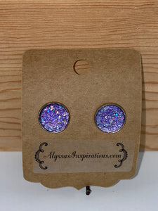 Faux Druzy earrings