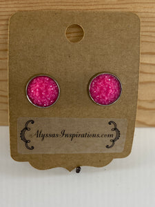 Faux Druzy earrings